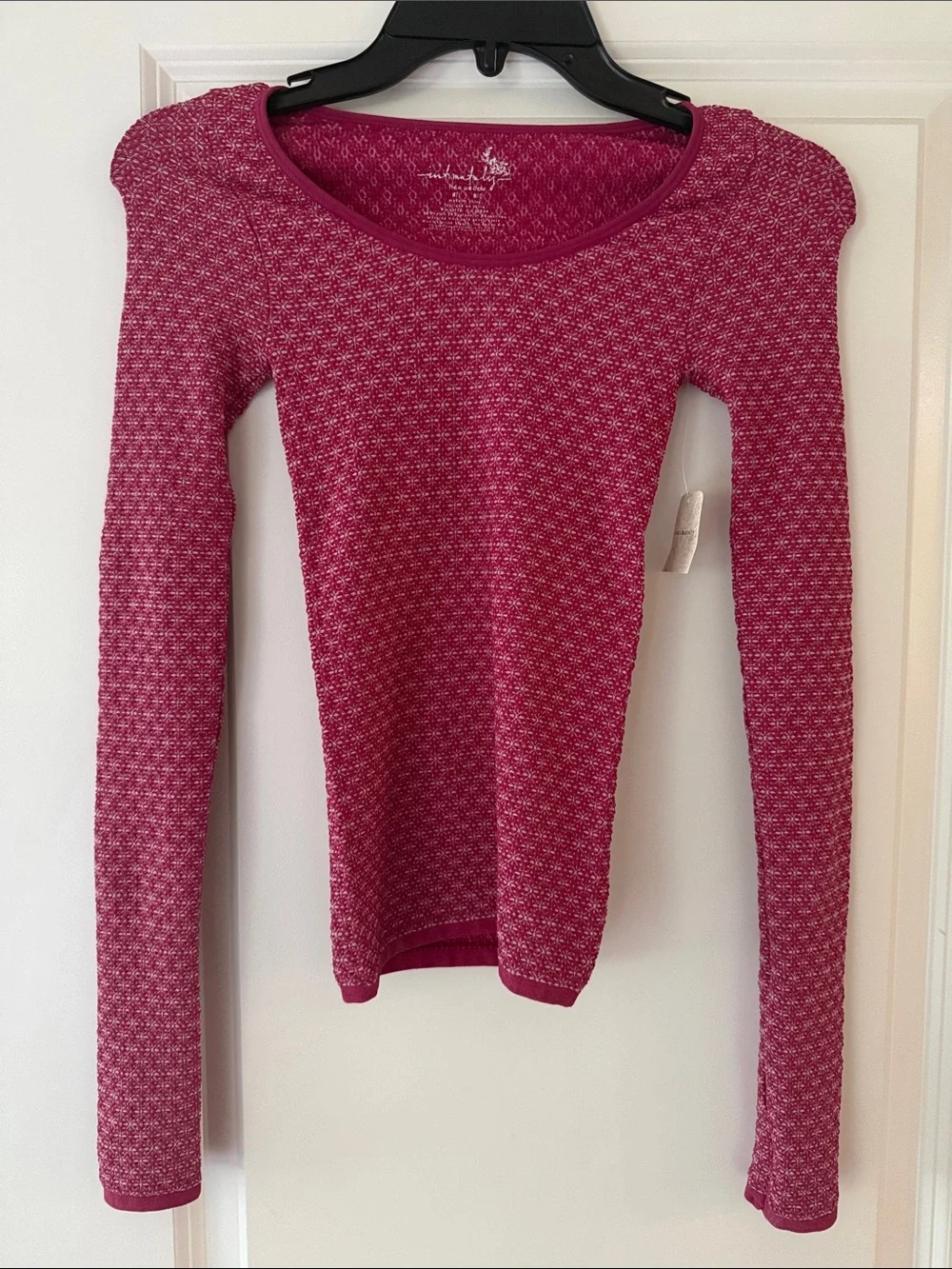 NWT Free People Love Letter Long Sleeve - Glass Roses
